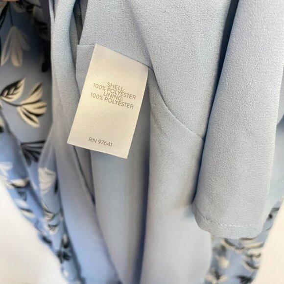 J. Jill Wearever Collection Blue Floral Dress - Picture 8 of 14